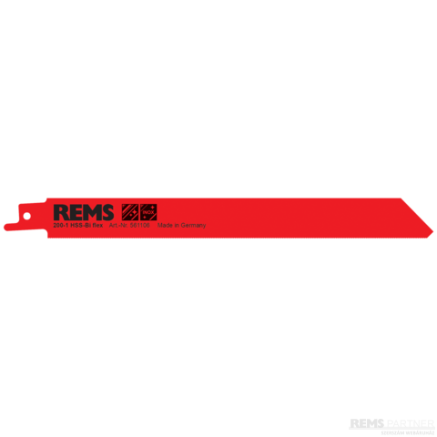 REMS fűrészlap 200-1 (pléh, fém, és rozsdamentes acél)