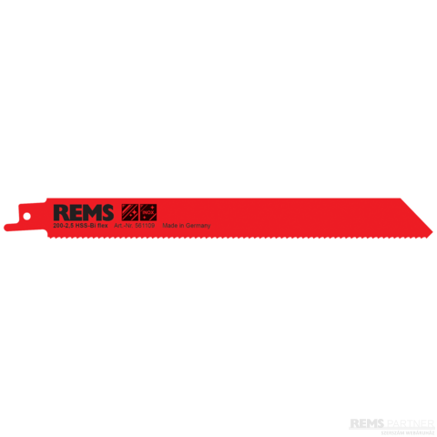 REMS fűrészlap 200-2,5 (fémek és rozsdamentes acél)